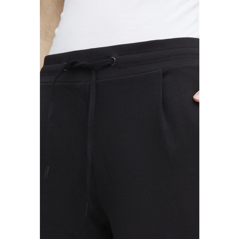 ICHI Black Polyester Jeans & Pant ICHI Light Gray