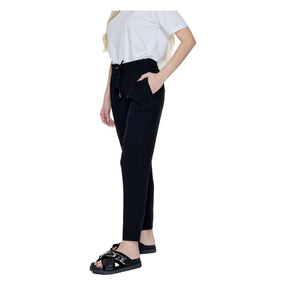 Street One Black Viscose Jeans & Pant Street One Light Gray