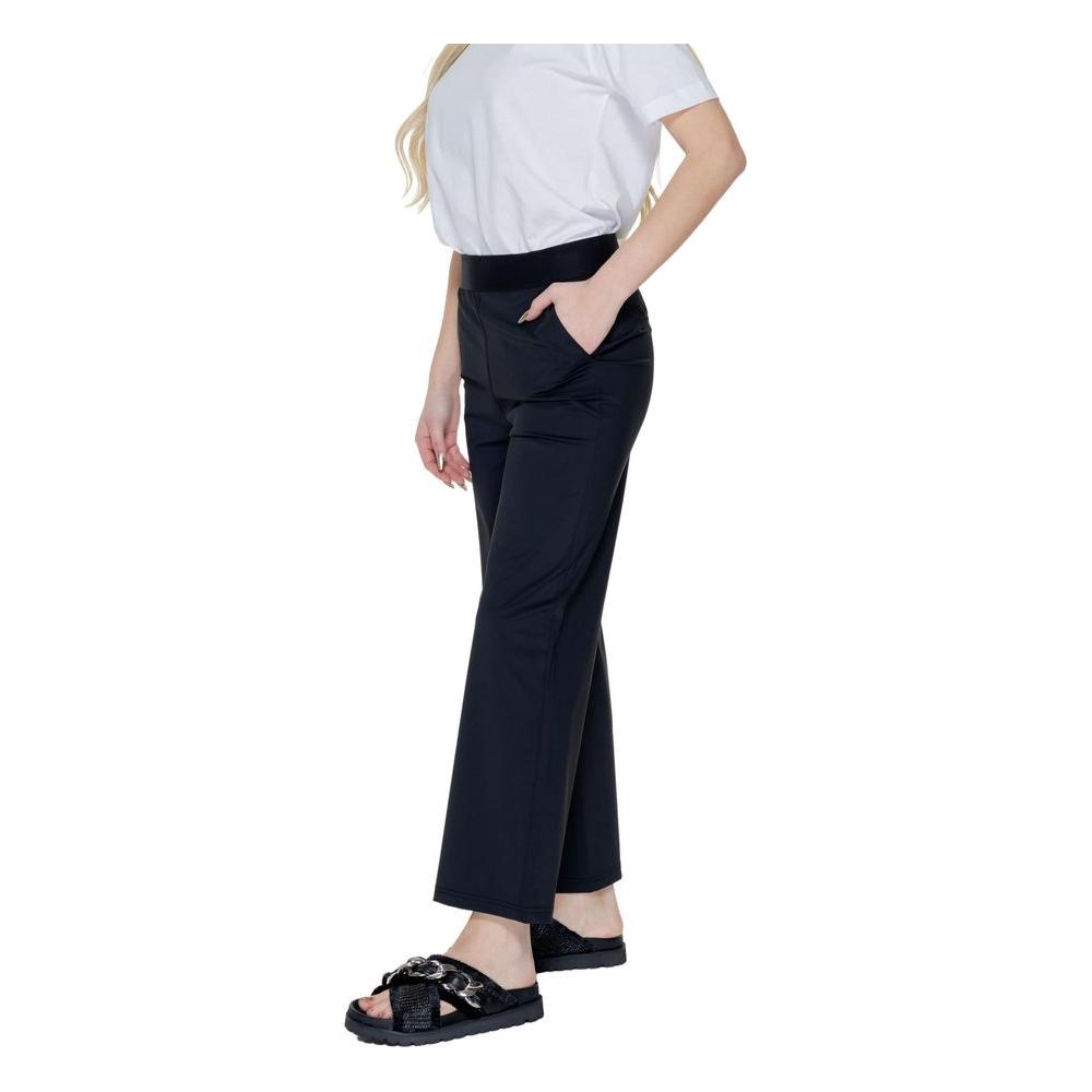 Street One Black Polyamide Jeans & Pant Street One Light Gray