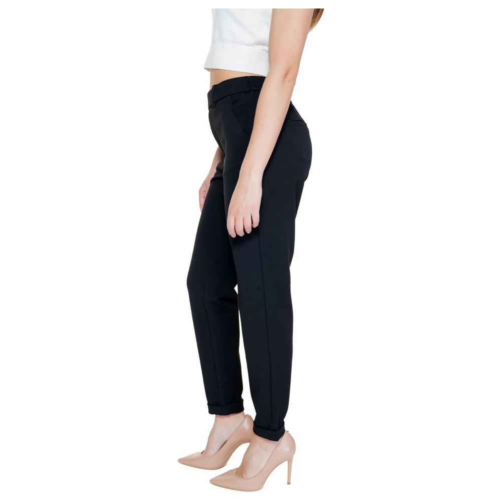 Vero Moda Black Polyester Jeans & Pant Vero Moda Gray