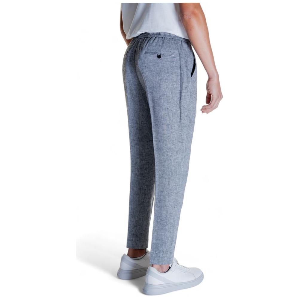 Antony Morato Black Linen Jeans & Pant Antony Morato Light Slate Gray