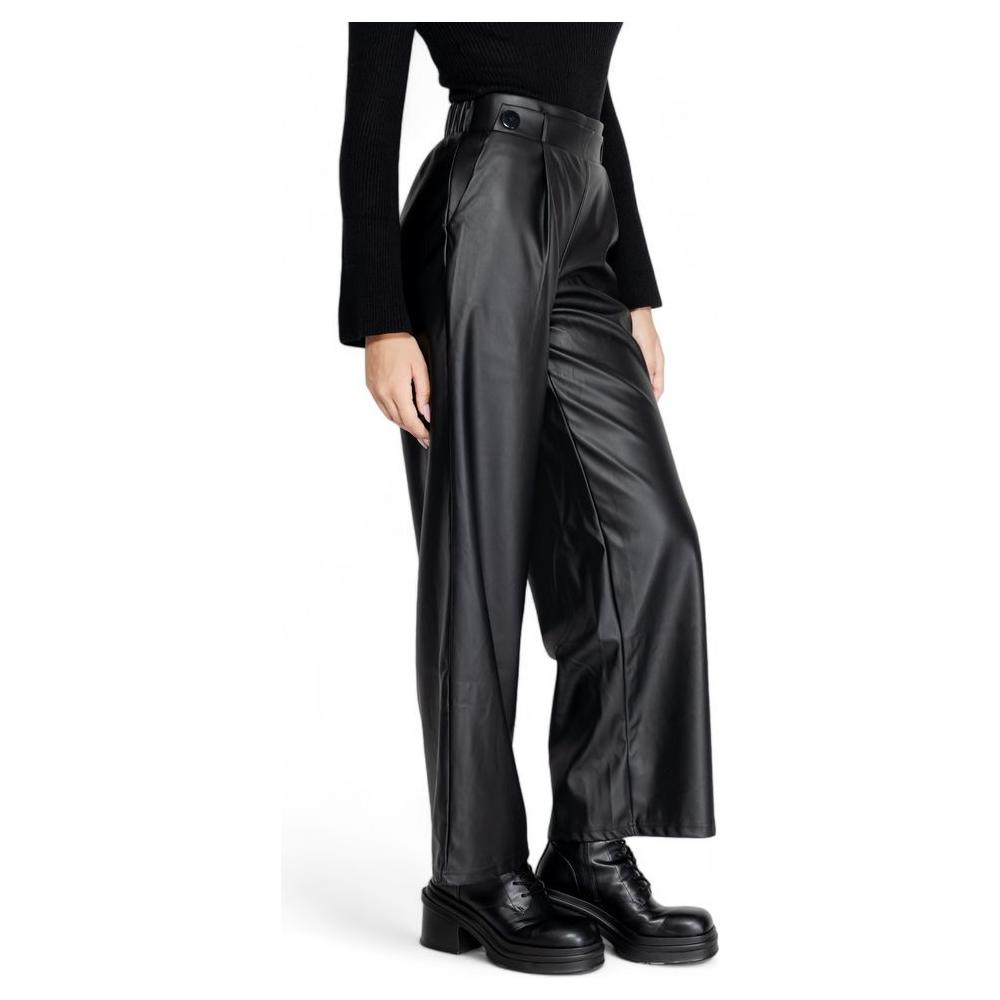 Jacqueline De Yong Black Polyester Jeans & Pant Jacqueline De Yong Dark Slate Gray