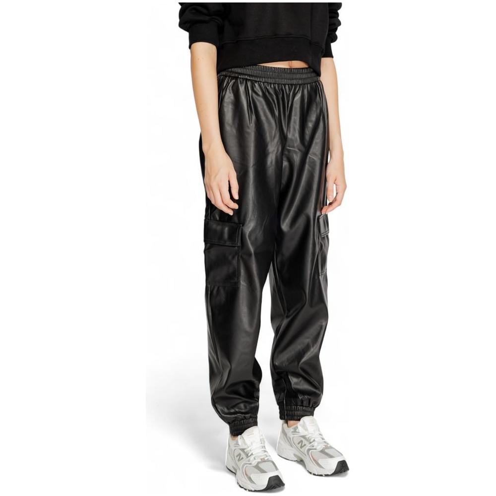 Only Black Polyester Jeans & Pant Only Light Gray