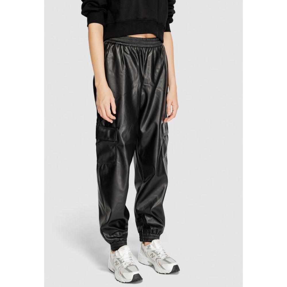 Only Black Polyester Jeans & Pant Only Dark Slate Gray
