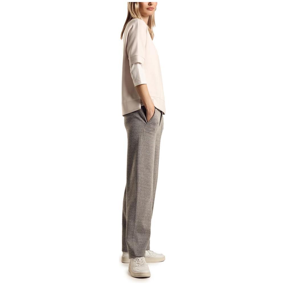 Street One Black Viscose Jeans & Pant Street One Rosy Brown