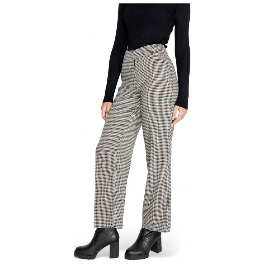 Only Black Polyester Jeans & Pant Only Dark Gray