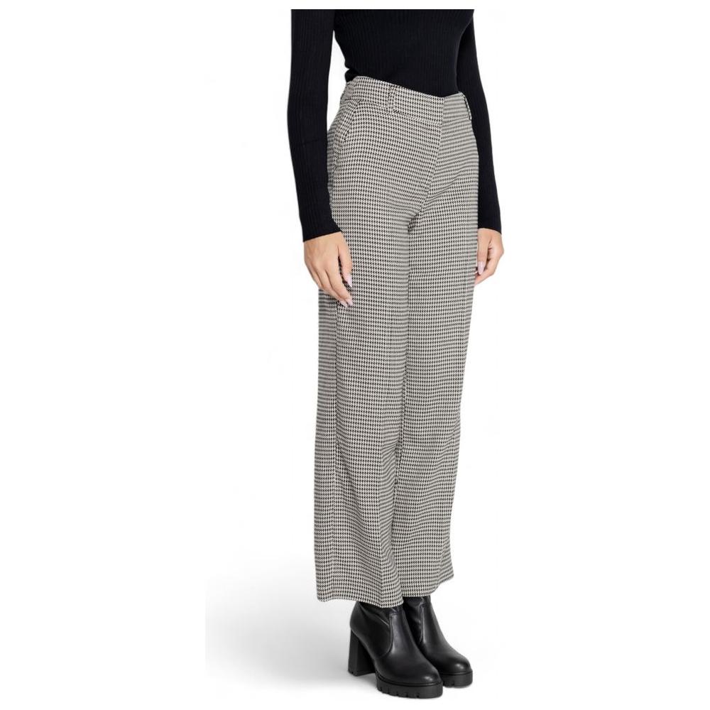 Only Black Polyester Jeans & Pant Only Gray