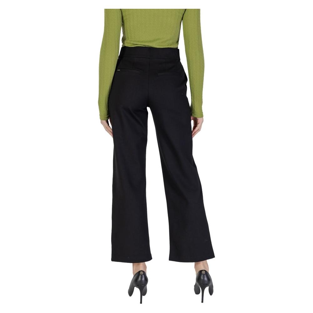 Street One Black Viscose Jeans & Pant Street One Black