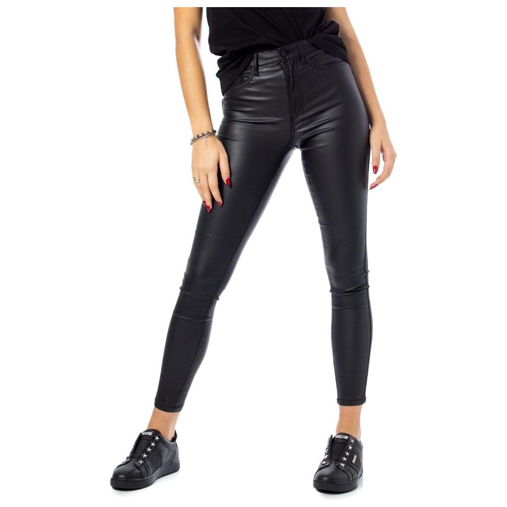 Only Black Viscose Jeans & Pant Only Dark Slate Gray