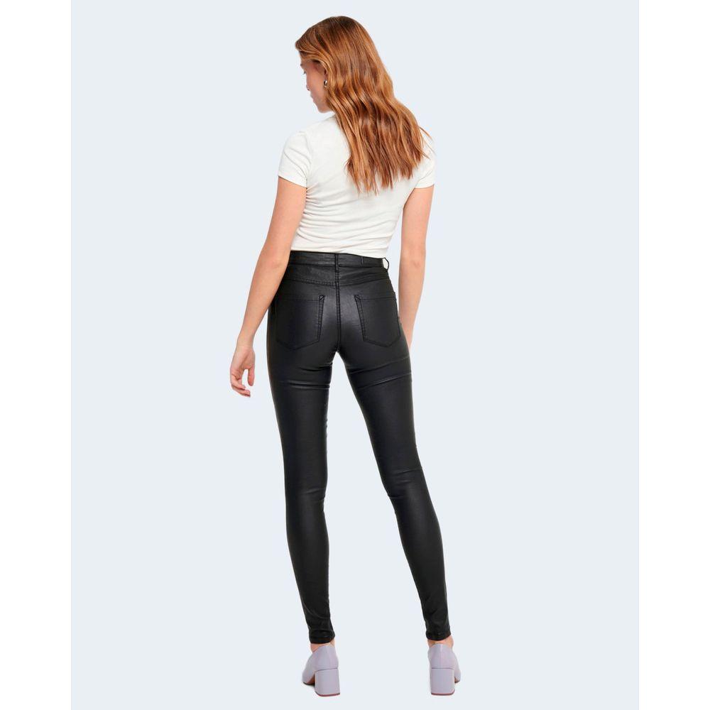 Only Black Viscose Jeans & Pant Only Lavender