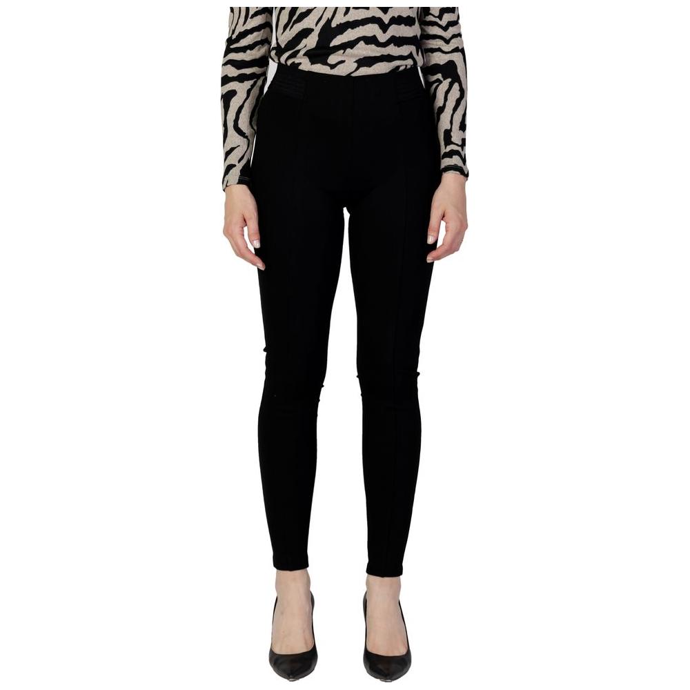 Only Black Viscose Jeans & Pant Only Black
