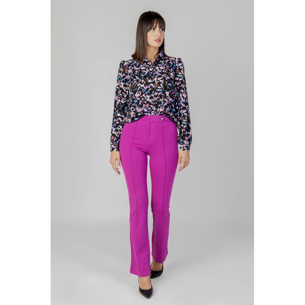 Only Pink Viscose Jeans & Pant Only Gray
