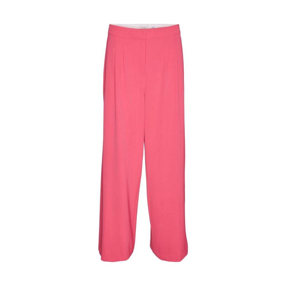 Vero Moda Pink Polyester Jeans & Pant Vero Moda Light Coral