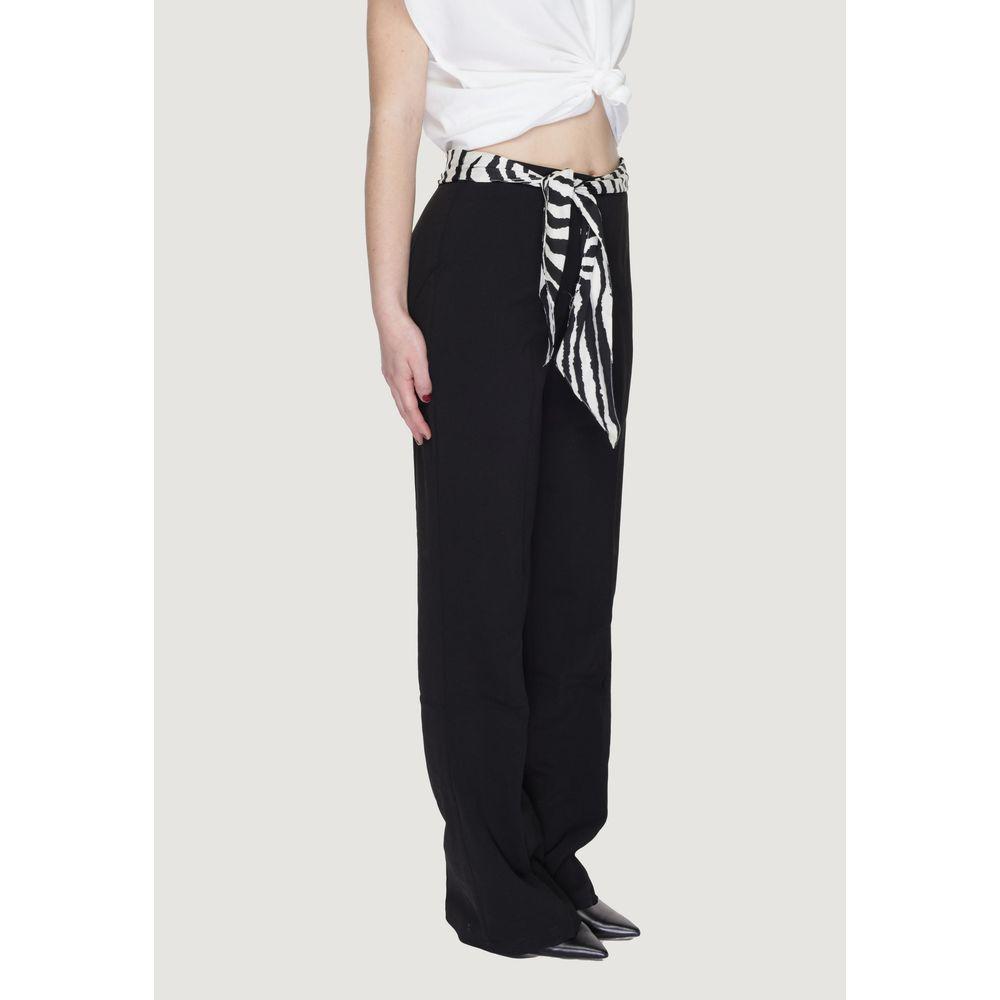 Only Black Polyester Jeans & Pant Only Black