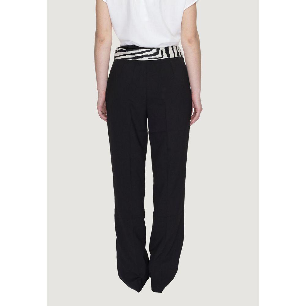 Only Black Polyester Jeans & Pant Only Black
