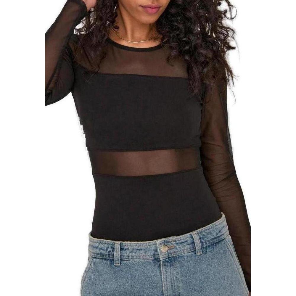 Only Black Cotton Tops & T-Shirt Only Dark Slate Gray