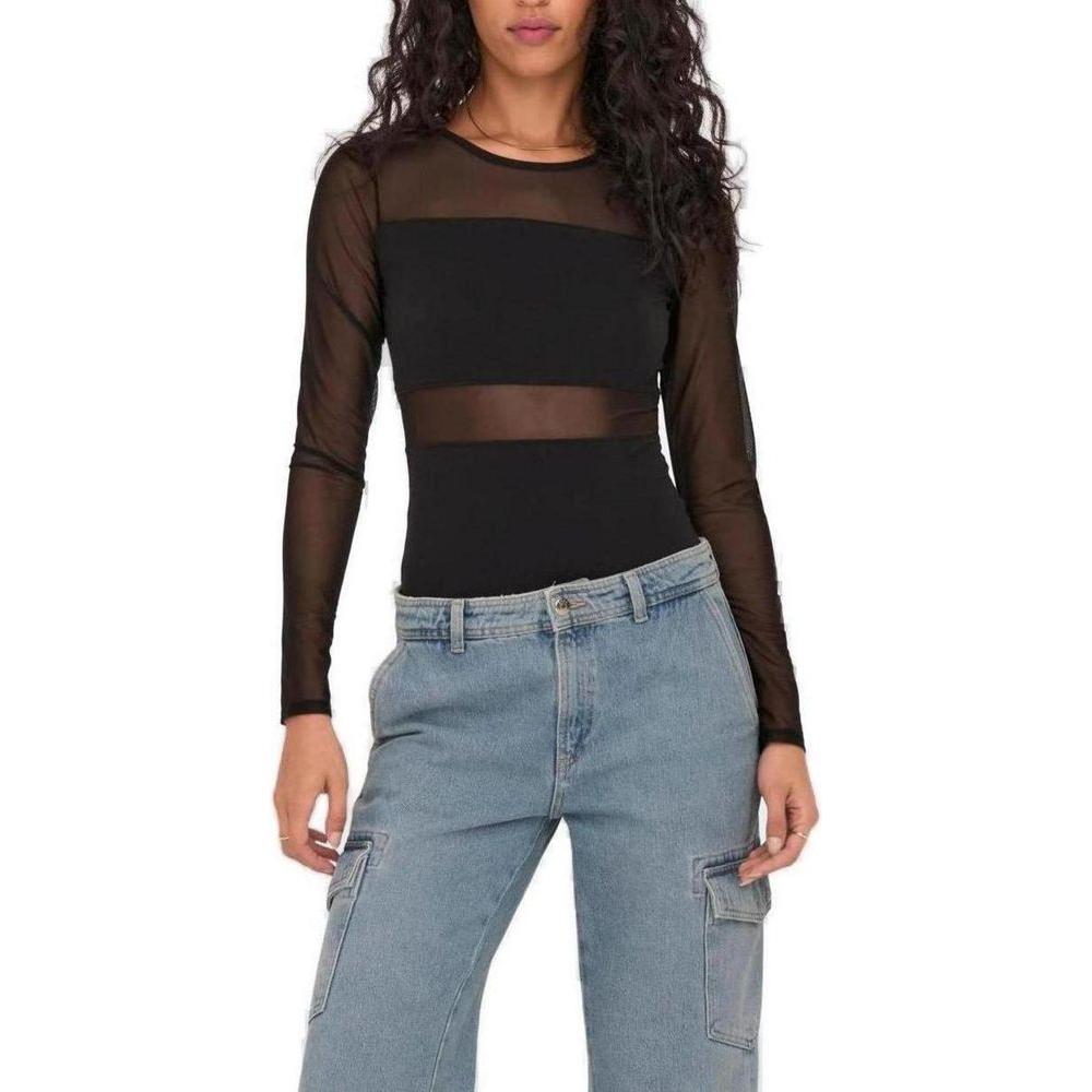 Only Black Cotton Tops & T-Shirt Only Dark Slate Gray