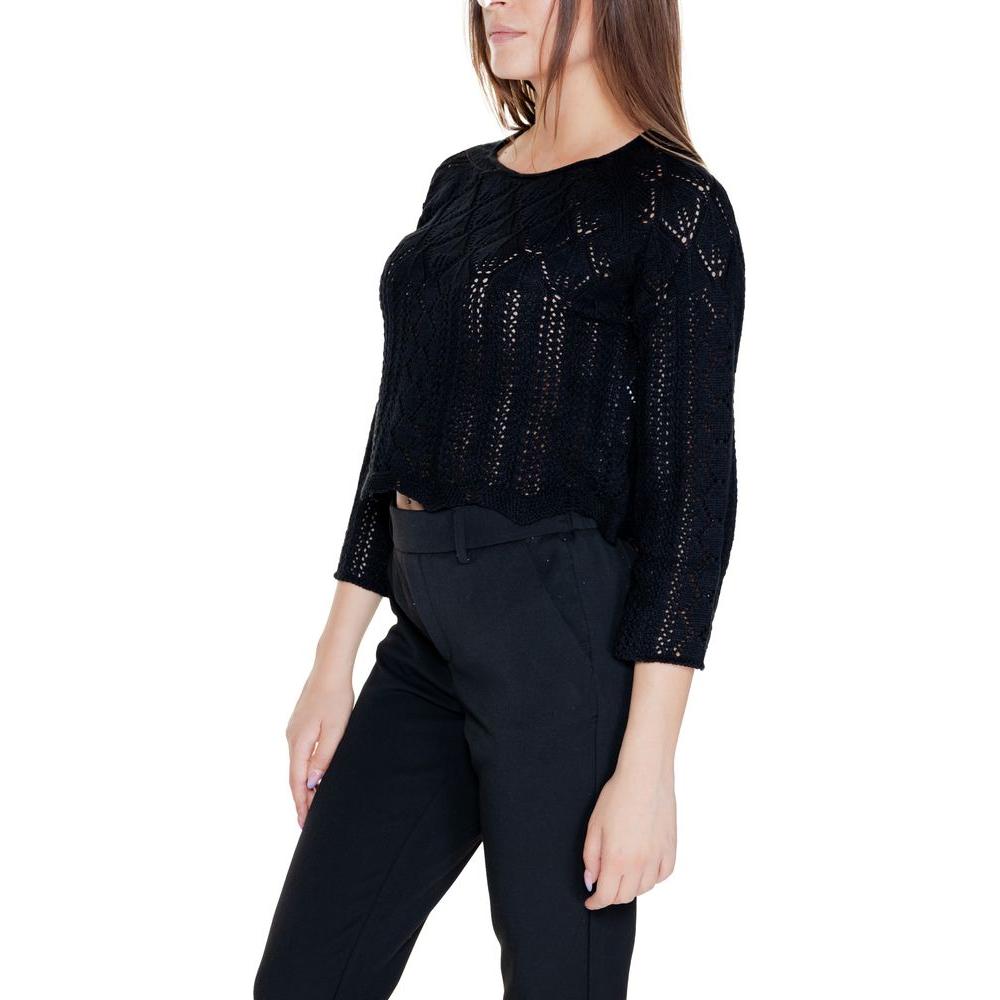Vero Moda Black Cotton Tops & T-Shirt Vero Moda Tan