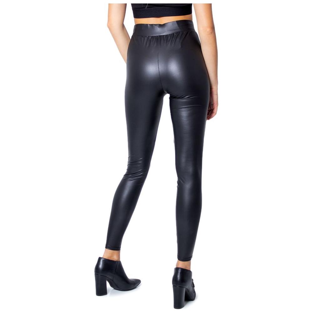Only Black Polyester Jeans & Pant Only Dark Slate Gray