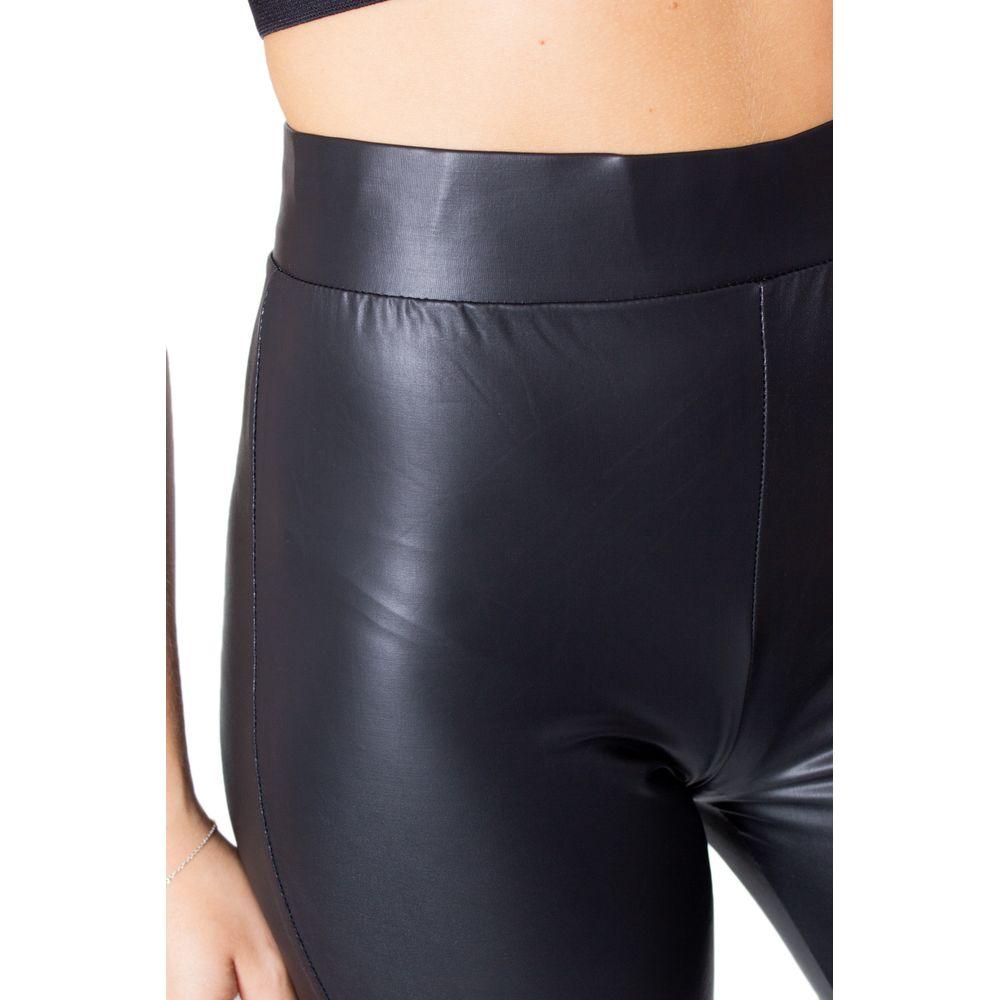 Only Black Polyester Jeans & Pant Only Dark Slate Gray