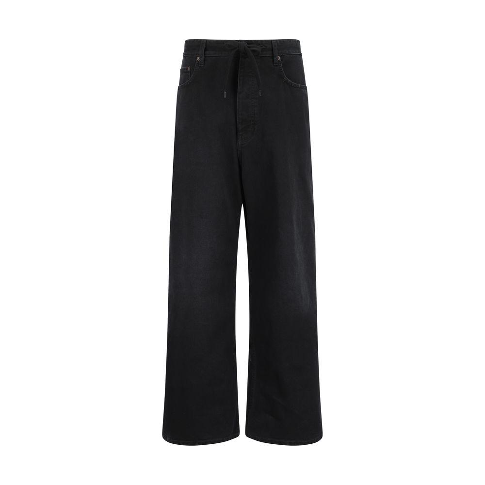 Balenciaga Denim Pants Balenciaga Black
