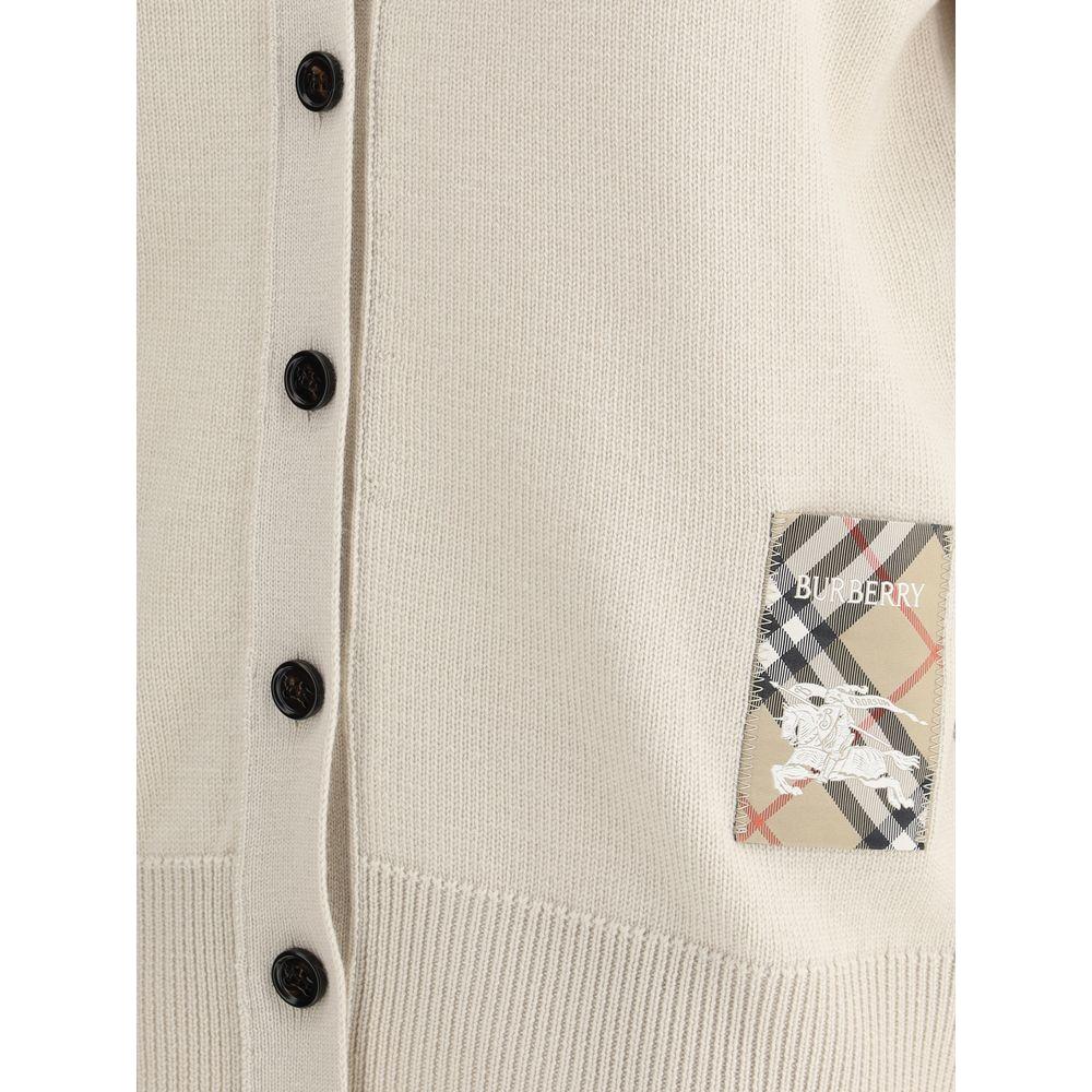 Burberry Cardigan Burberry Light Gray