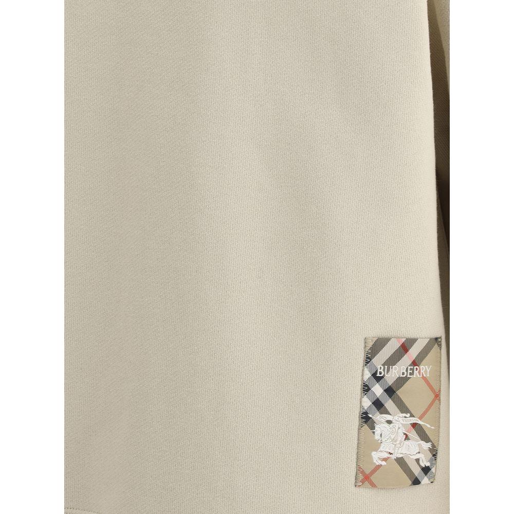 Burberry Sweatshirt with logo patch Burberry Gray
