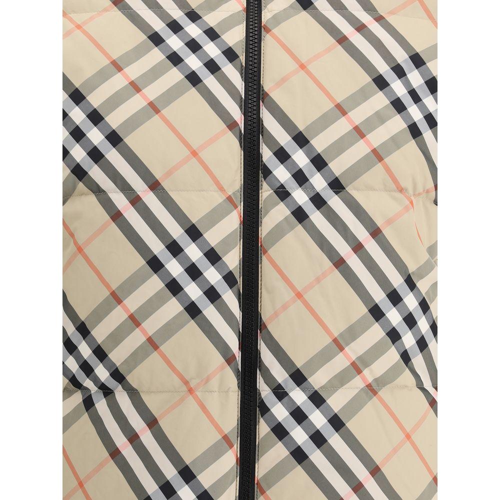 Burberry Reversible Down Jacket Burberry Gray