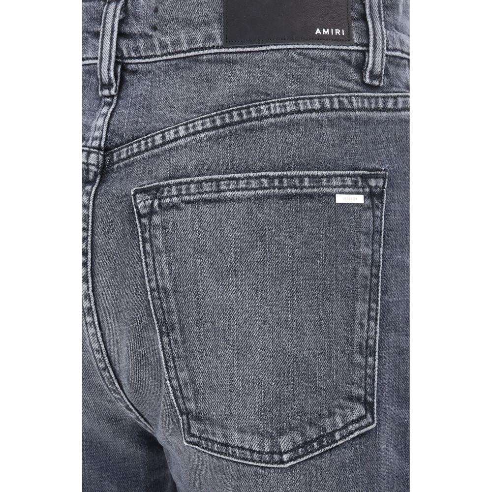 Amiri Denim Pants Amiri Dark Slate Gray