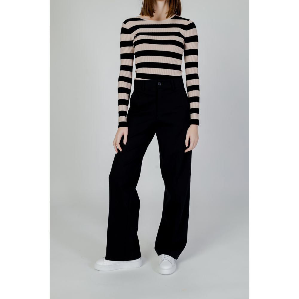 Street One Black Viscose Jeans & Pant Street One Gray
