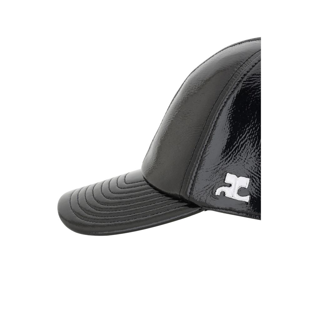 Courrėges Reedition Baseball Hat Courrėges Dark Slate Gray