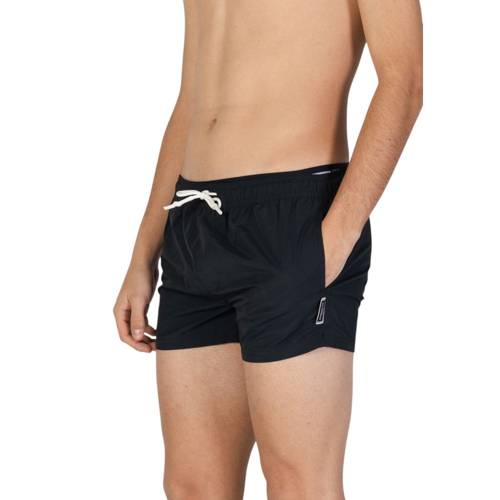 Hamaki-Ho Black Polyester Swim Short