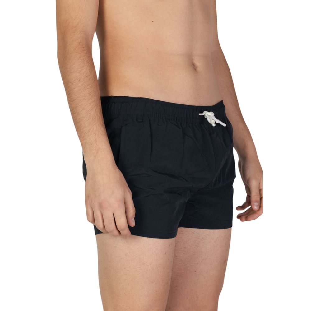 Hamaki-Ho Black Polyester Swim Short