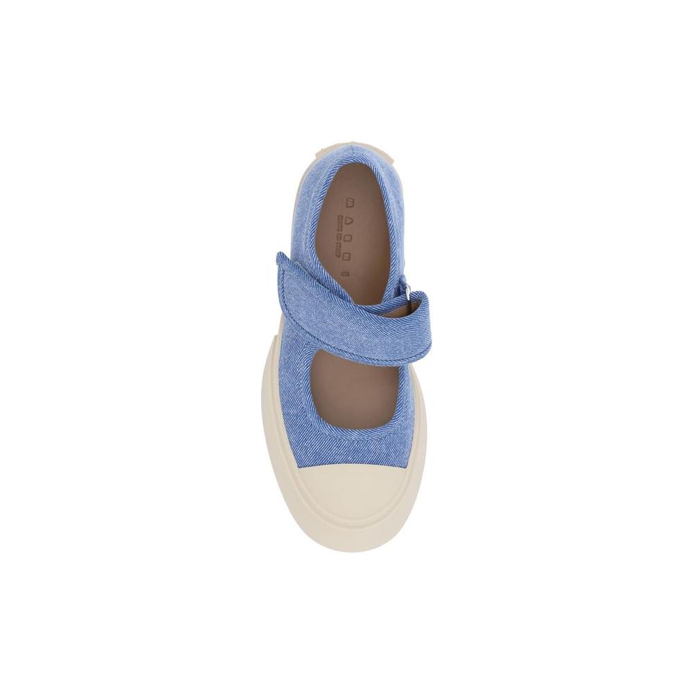 Marni Denim Mary Jane Sneakers Marni Light Slate Gray