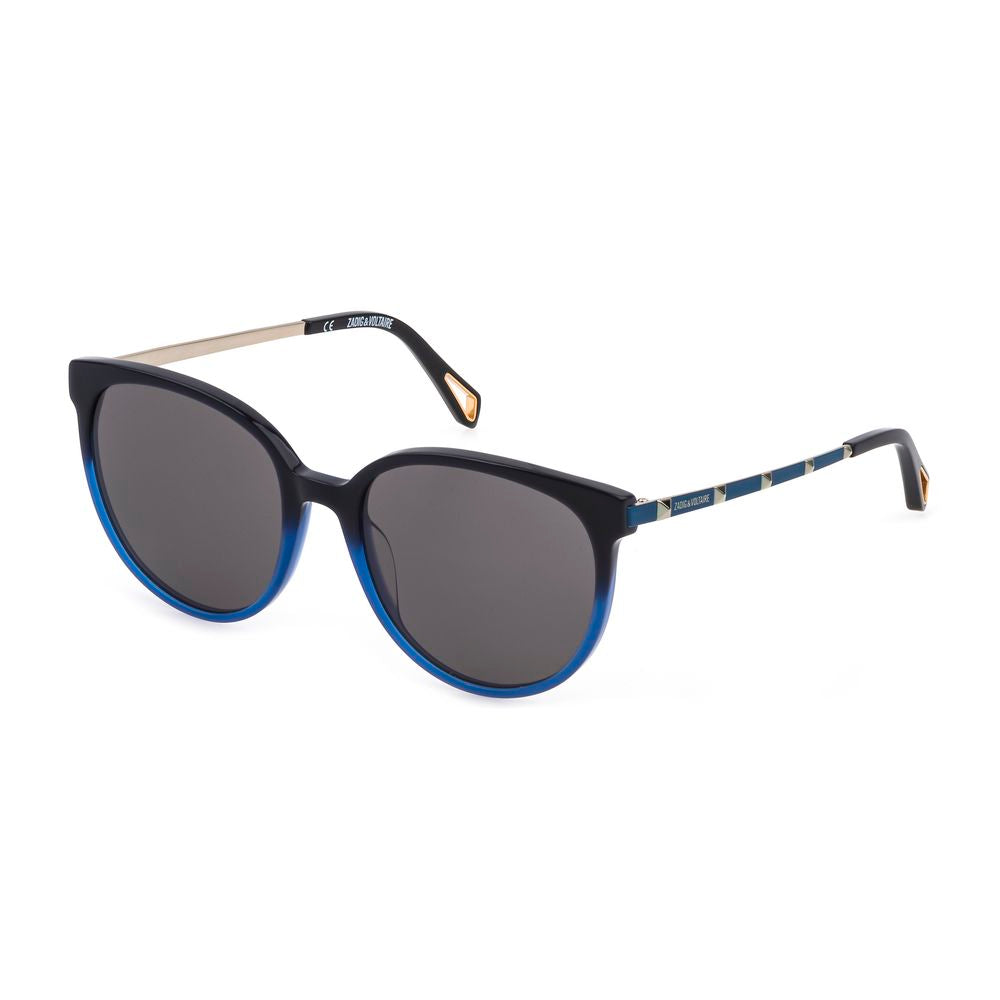Zadig & Voltaire Blue Acetate Sunglasses Zadig & Voltaire Dim Gray