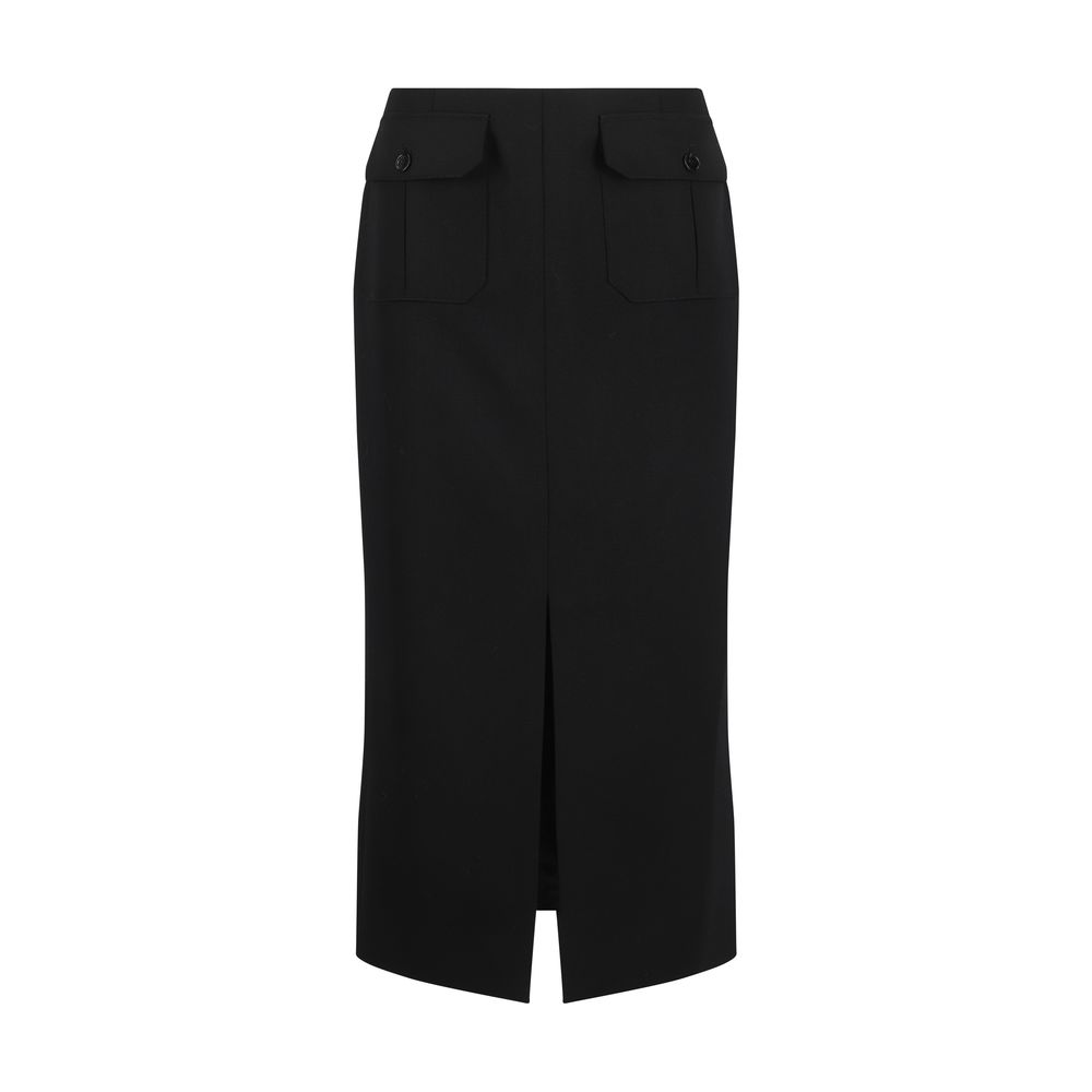 Chloé Midi Skirt Chloé Black