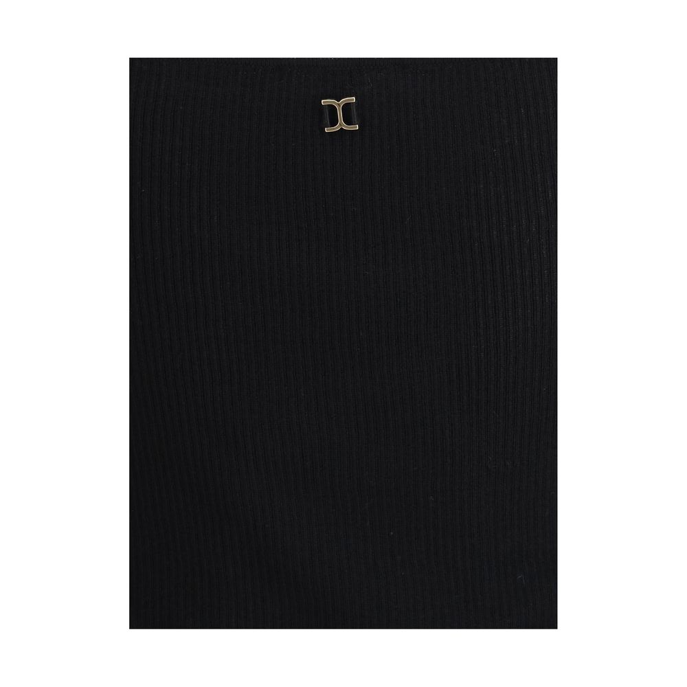 Chloé Ribbed Top Chloé Black