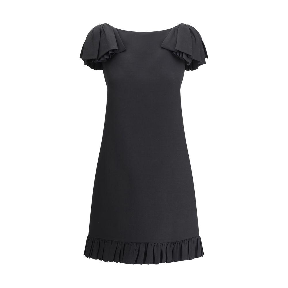 Valentino Mini Dress with bows Valentino Dark Slate Gray