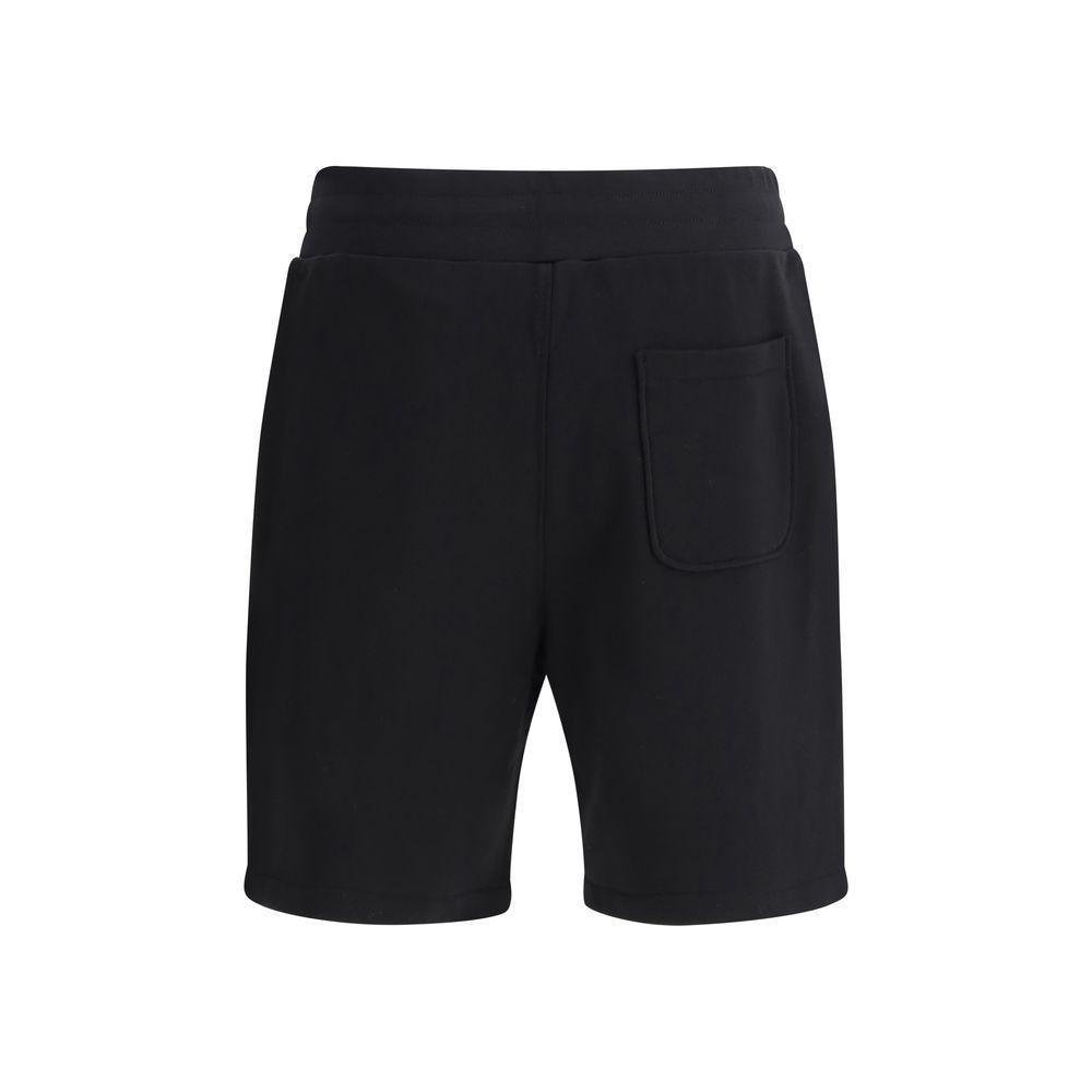 Moschino Logo Sweatpants Shorts Moschino Black