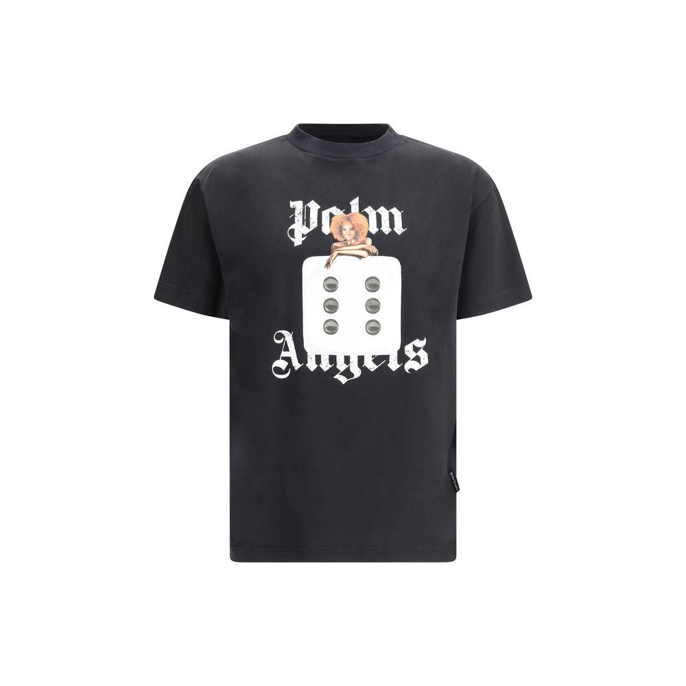 Palm Angels Holly Pin Up T-Shirt Palm Angels Dark Slate Gray