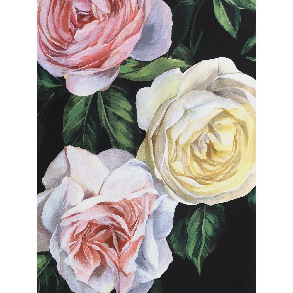 Dolce & Gabbana Rose and peony pattern Skirt Dolce & Gabbana Dark Slate Gray