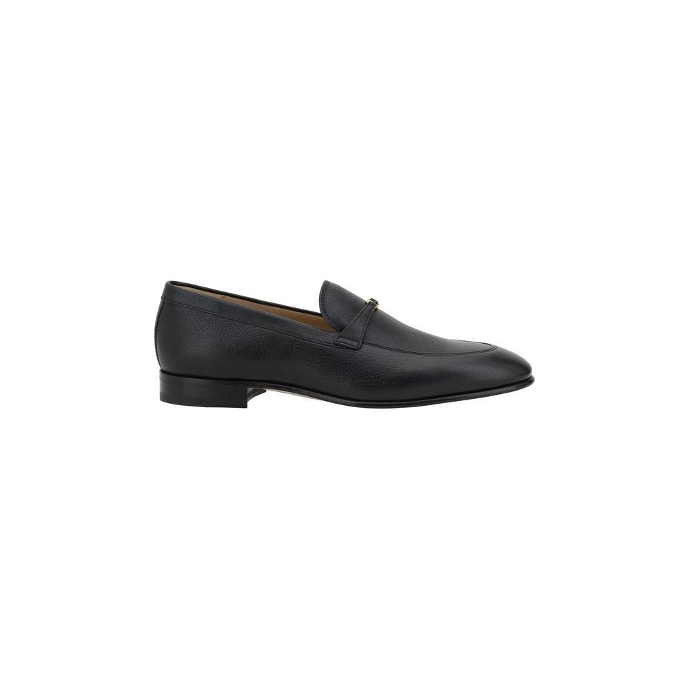 Valentino Garavani Leather Loafers Valentino Garavani Dark Slate Gray