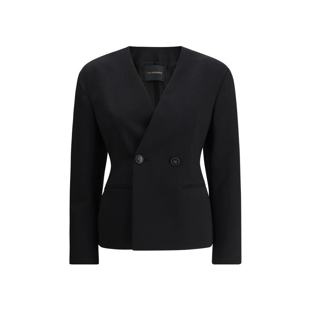 The Andamane Doubled-breasted Jacket The Andamane Black