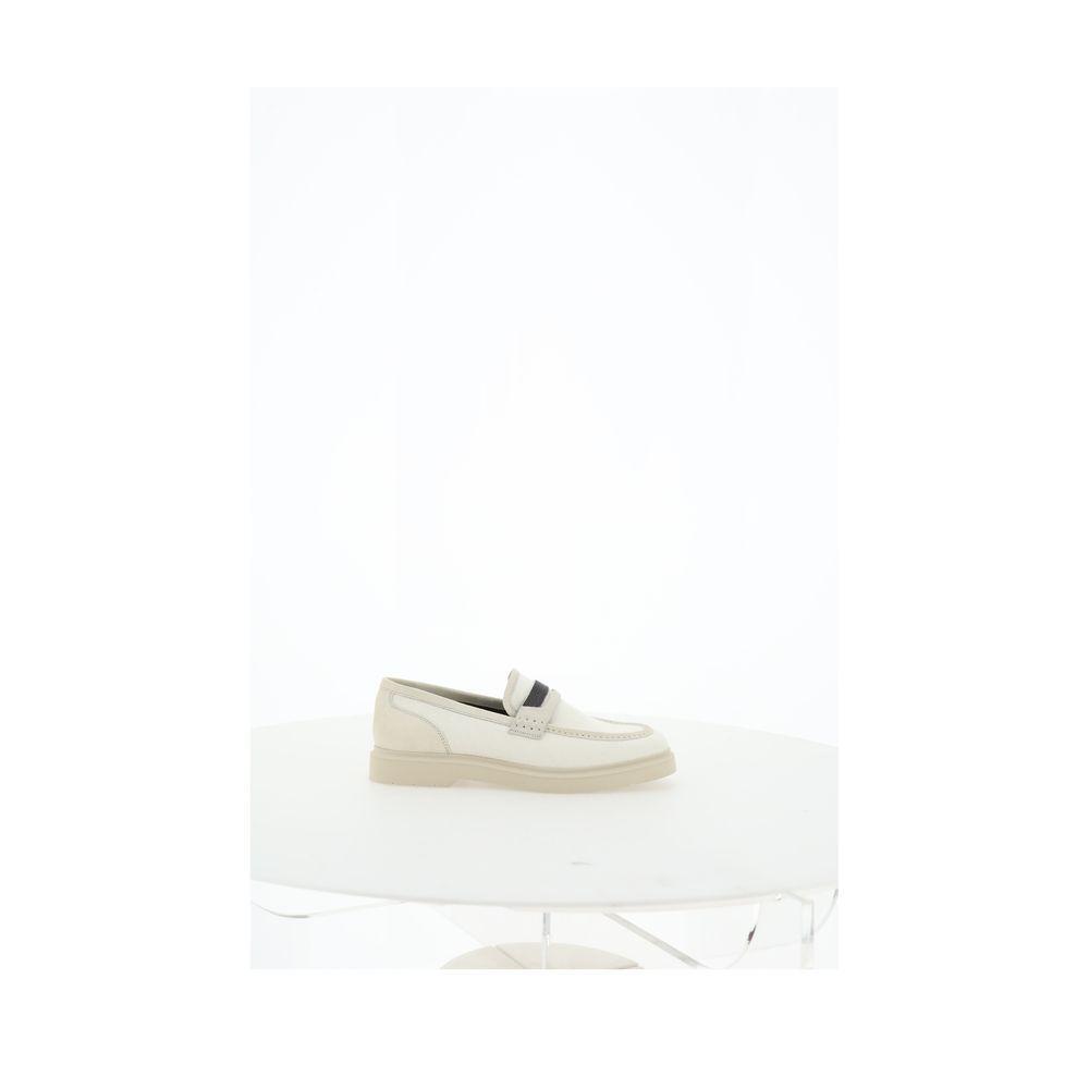 Brunello Cucinelli Beige Loafers Shoes BRMZ12G2956C004BB-41-FBB-413