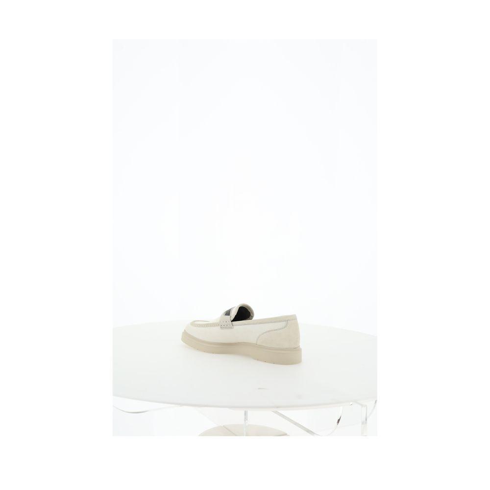 Brunello Cucinelli Beige Loafers Shoes BRMZ12G2956C004BB-41-FBB-413