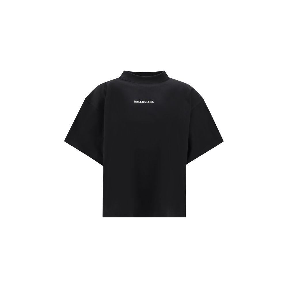 Balenciaga Logo T-Shirt Balenciaga Black
