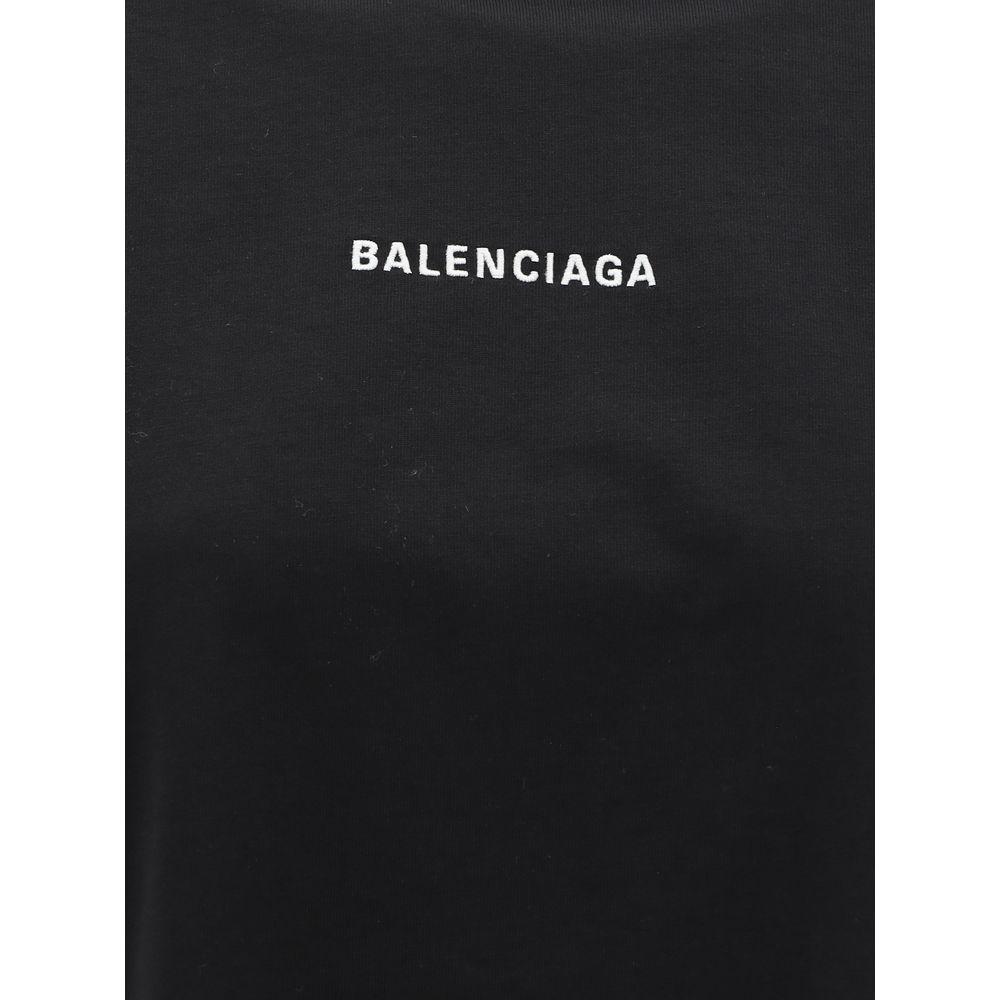 Balenciaga Logo T-Shirt Balenciaga Black