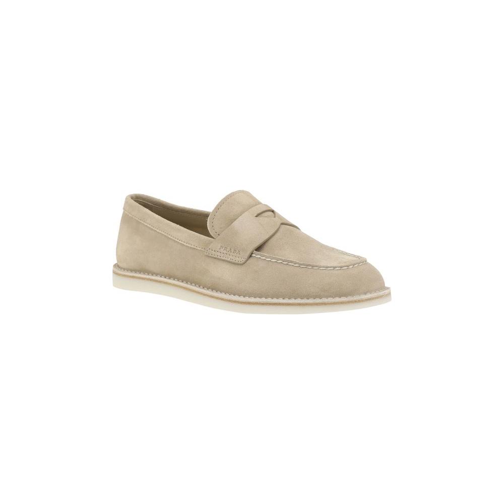 Prada Suede Loafers Prada Tan