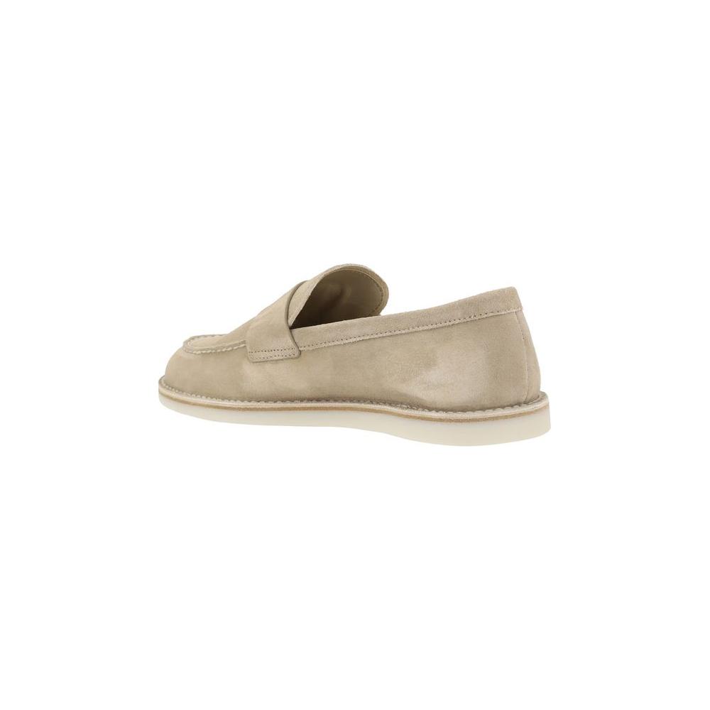Prada Suede Loafers Prada Tan