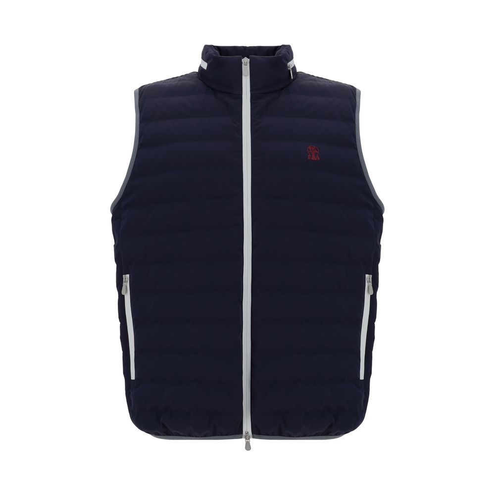 Brunello Cucinelli Down Vest Brunello Cucinelli Black